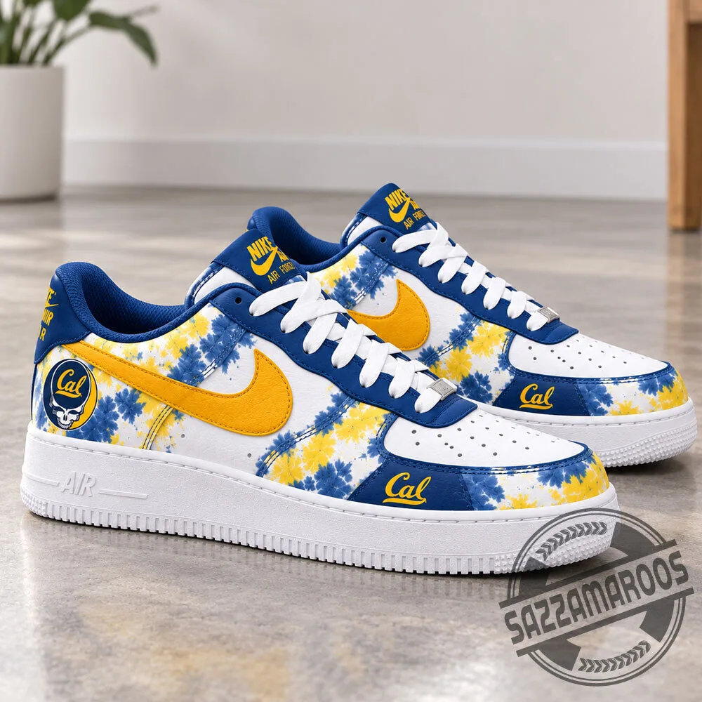 Cal Bears Grateful Dead Tie Dye Air Force 1 Sneakers Shoes 2026 5 Cal Bears Grateful Dead Tie Dye Air Force 1 Sneakers Shoes 2026