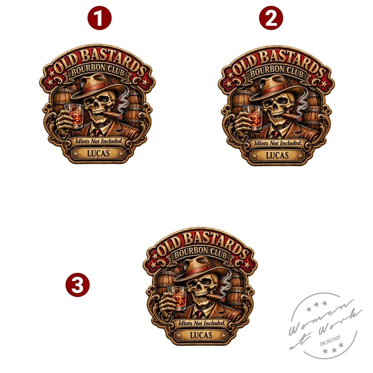Old Bastards Bourbon Club Skeleton Drinking Whiskey Personalized Pin 24 Old Bastards Bourbon Club Skeleton Drinking Whiskey Personalized Pin
