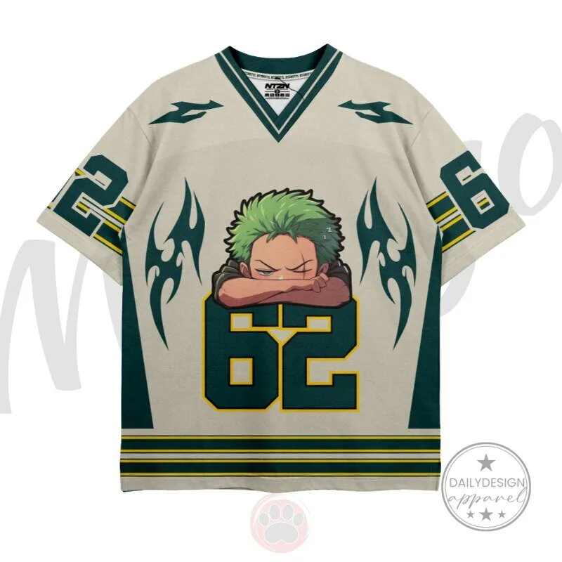 Roronoa Zoro Anime Character Hockey Jersey