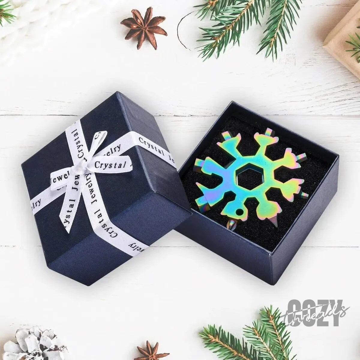 Golden Snowflake 18-in-1 Multi-Tool Pocket Gadget Christmas Gift 13 Golden Snowflake 18-in-1 Multi-Tool Pocket Gadget Christmas Gift