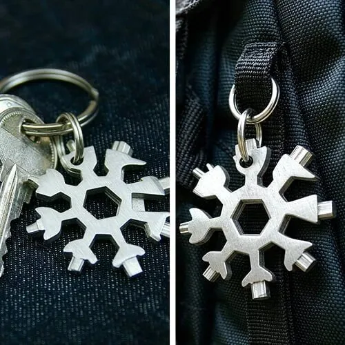 Golden Snowflake 18-in-1 Multi-Tool Pocket Gadget Christmas Gift 21 Golden Snowflake 18-in-1 Multi-Tool Pocket Gadget Christmas Gift