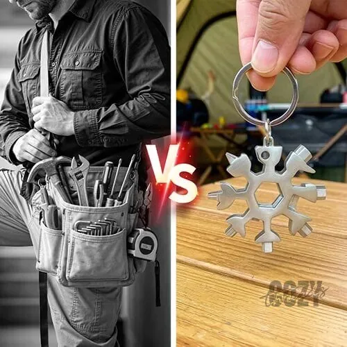 Golden Snowflake 18-in-1 Multi-Tool Pocket Gadget Christmas Gift 22 Golden Snowflake 18-in-1 Multi-Tool Pocket Gadget Christmas Gift