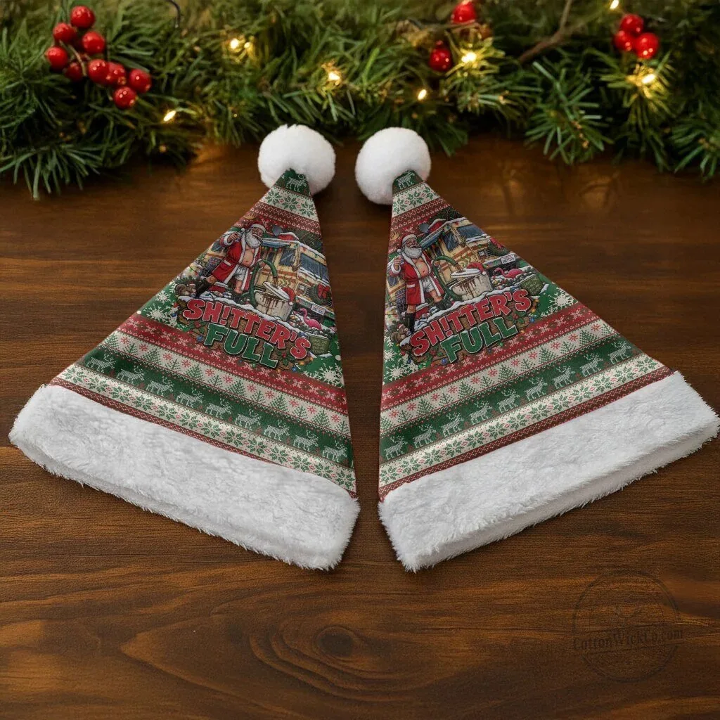 Christmas Vacation Shitter's Full Funny Ugly Christmas Santa Hat 8 Christmas Vacation Shitter
