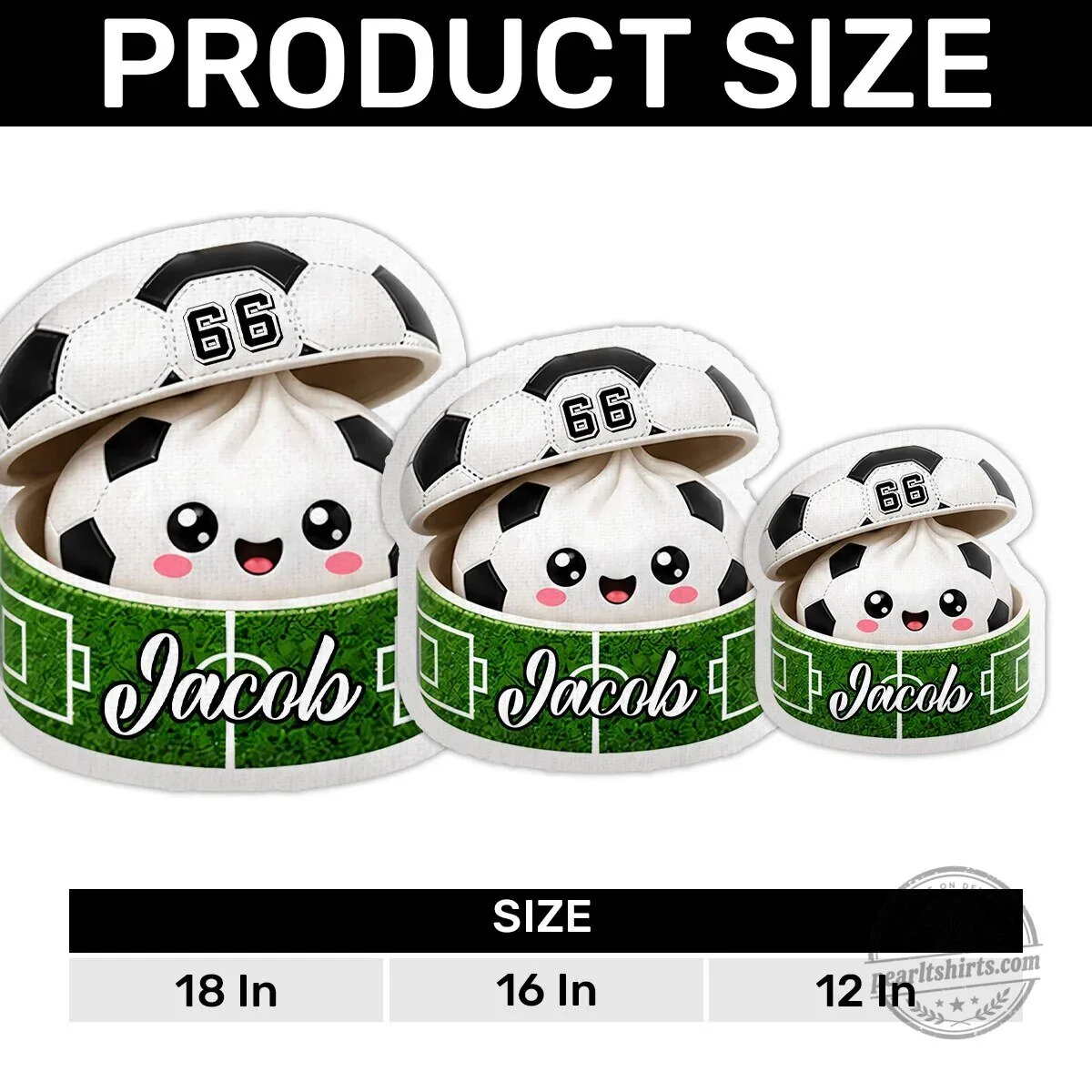 Personalized Sports Ball Plush Pillow with Custom Name and Number 12 Personalized Sports Ball Plush Pillow with Custom Name and Number