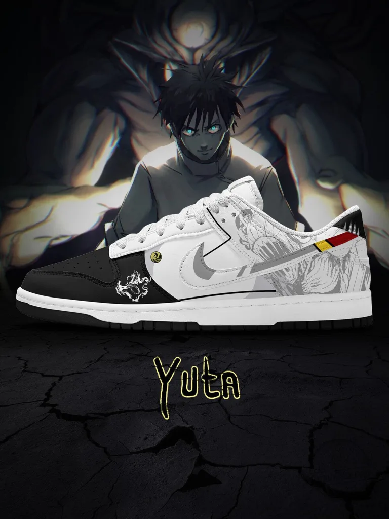 Yuta Okkotsu Jujutsu Kaisen Anime Inspired Custom Court Low Top Shoes