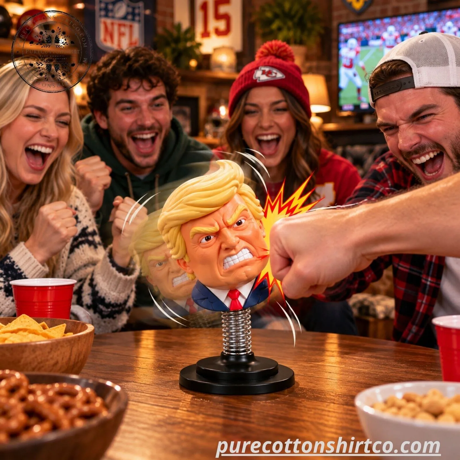 Donald Trump Mama Punchies Stress Relief Desktop Toy - Funny Punching Spring Bobblehead 7 Donald Trump Mama Punchies Stress Relief Desktop Toy - Funny Punching Spring Bobblehead