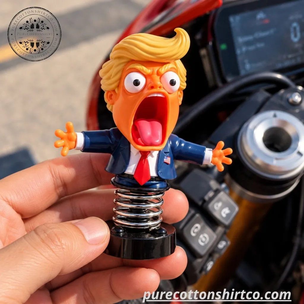 Donald Trump Screaming Spring Wobble Figurine - Funny Car And Bike Dashboard Toy Donald Trump Screaming Spring Wobble Figurine - Funny Car And Bike Dashboard Toy