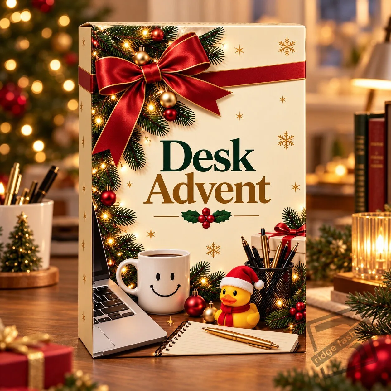Desk Advent Calendar 2026 2026 Desk Advent Calendar - Holiday Countdown Decor – image 2 of 3