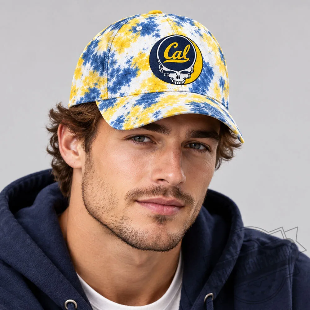 Cal Bears x Grateful Dead Tie-Dye Baseball Cap 3 Cal Bears x Grateful Dead Tie-Dye Baseball Cap