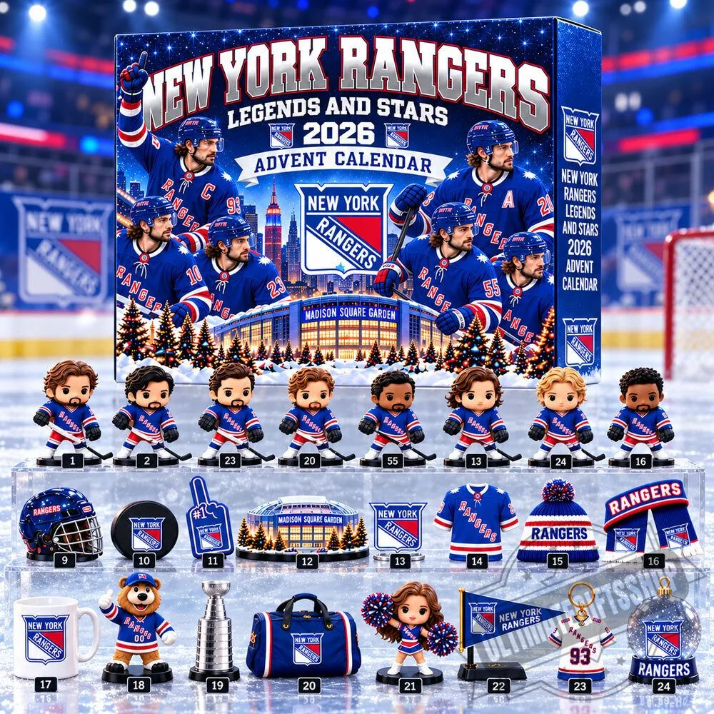 New York Rangers Legends and Stars 2026 Advent Calendar
