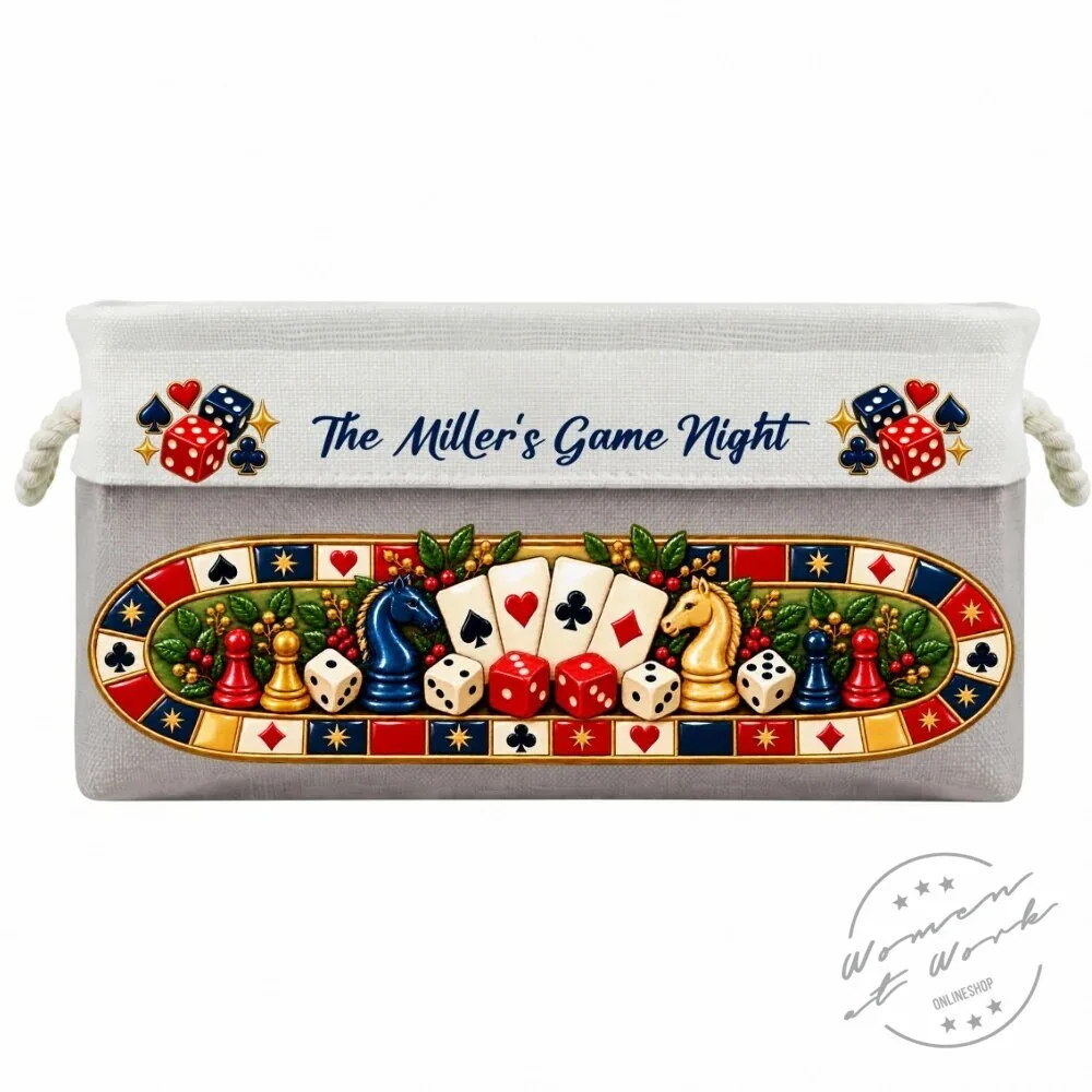 Customizable Storage Basket for Board Games and Playing Cards - Family Game Night Essential 43 Customizable Storage Basket for Board Games and Playing Cards - Family Game Night Essential