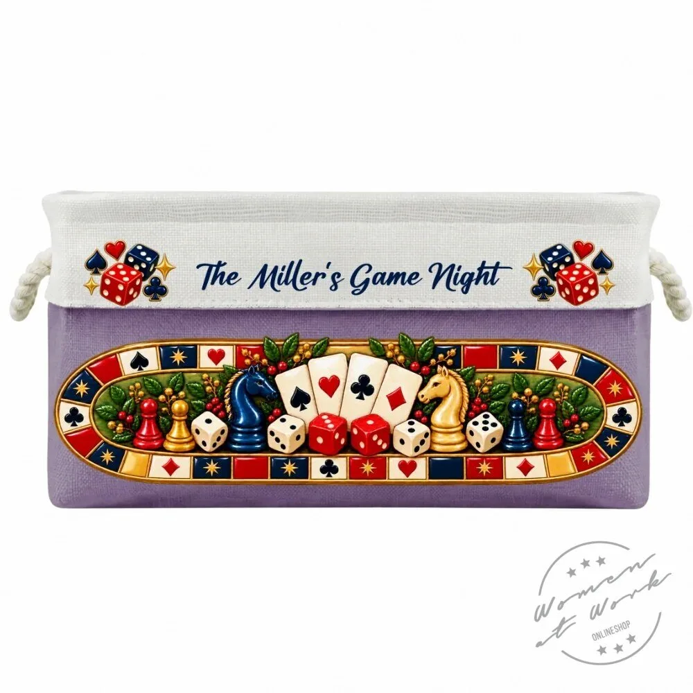 Customizable Storage Basket for Board Games and Playing Cards - Family Game Night Essential 44 Customizable Storage Basket for Board Games and Playing Cards - Family Game Night Essential