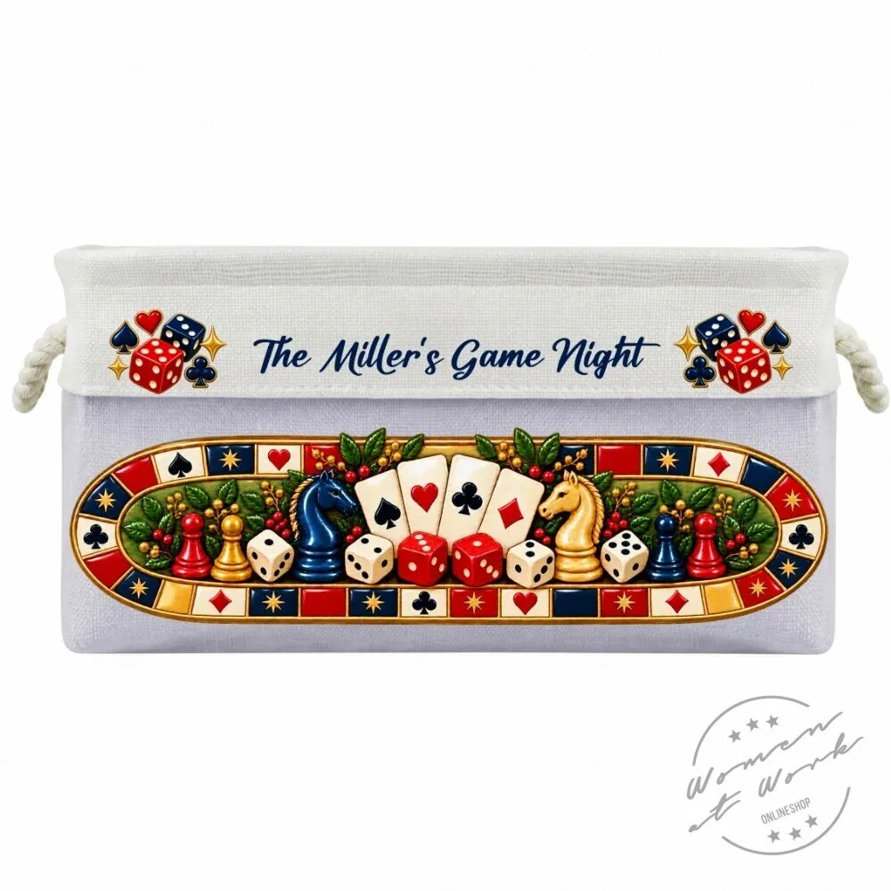 Customizable Storage Basket for Board Games and Playing Cards - Family Game Night Essential 45 Customizable Storage Basket for Board Games and Playing Cards - Family Game Night Essential