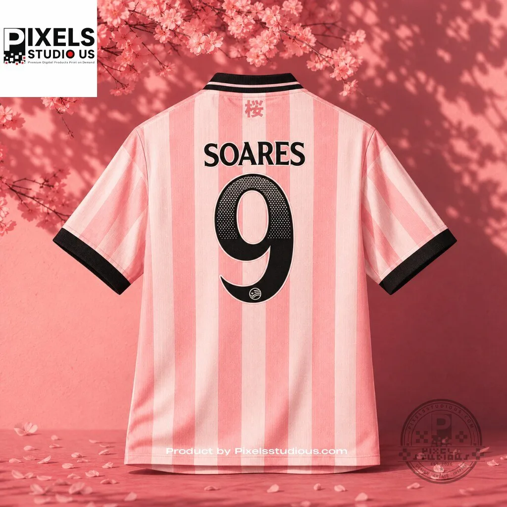 Botafogo 2026/27 Fourth Pink October Jersey 8 Botafogo 2026/27 Fourth Pink October Jersey 3D shirt or sports jersey with all-over print design