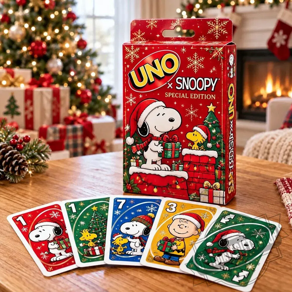 UNO x Snoopy Christmas Special Edition Card Game Gift Set 2026 3 UNO x Snoopy Christmas Special Edition Card Game Gift Set 2026