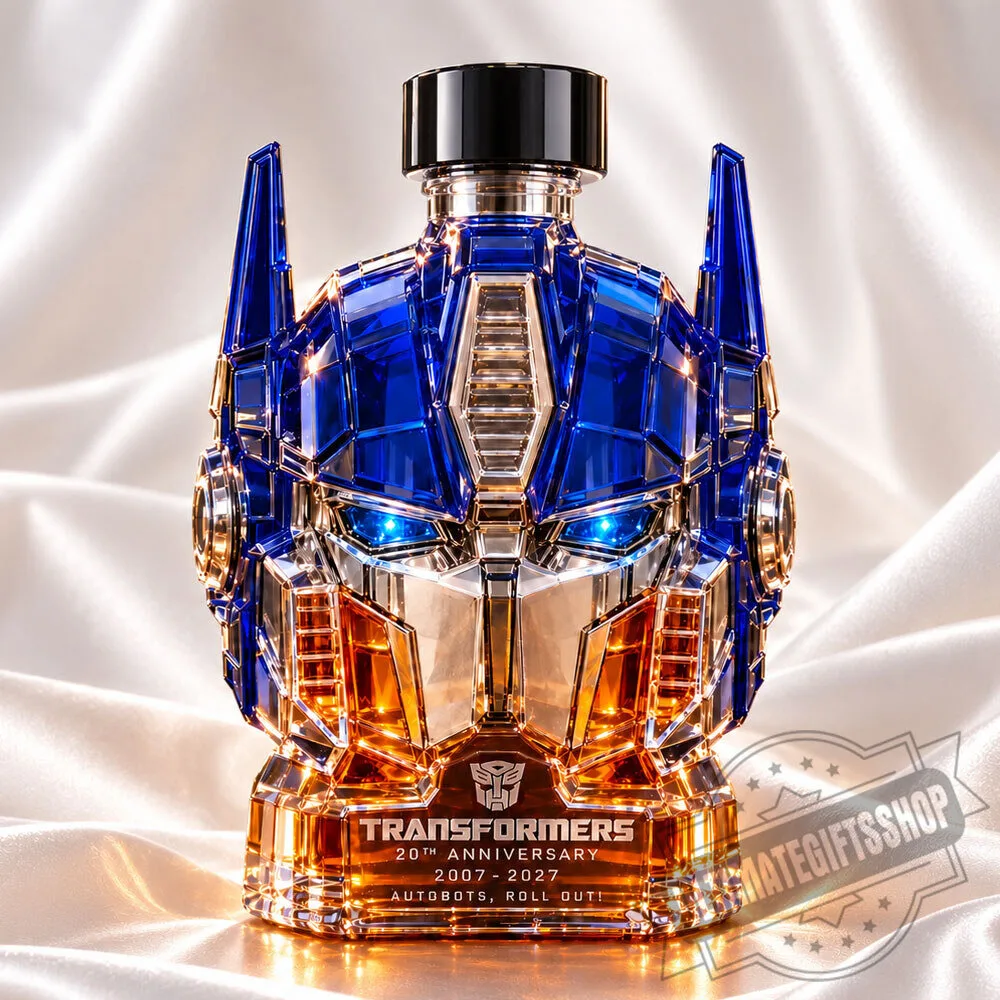 Transformers Optimus Prime 20th Anniversary 2007–2027 Whiskey Decanter