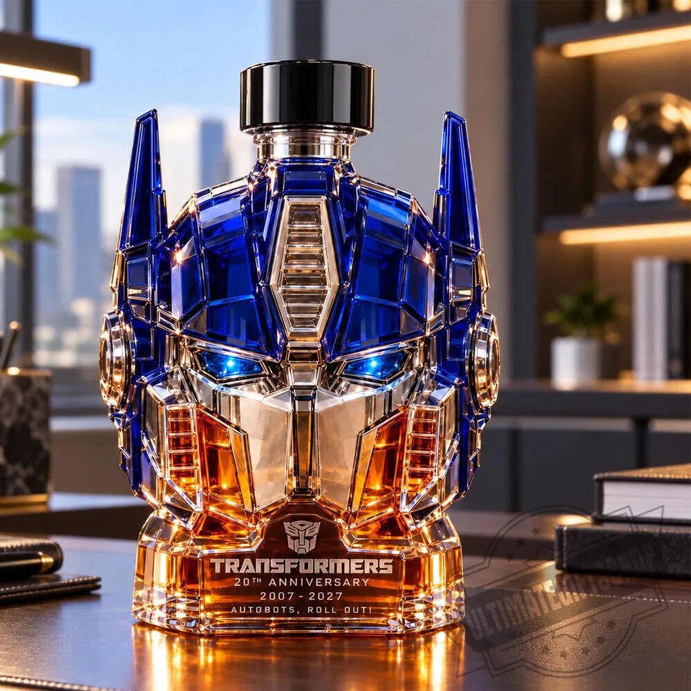 Transformers Optimus Prime 20th Anniversary 2007–2027 Whiskey Decanter 4 Transformers Optimus Prime 20th Anniversary 2007–2027 Whiskey Decanter