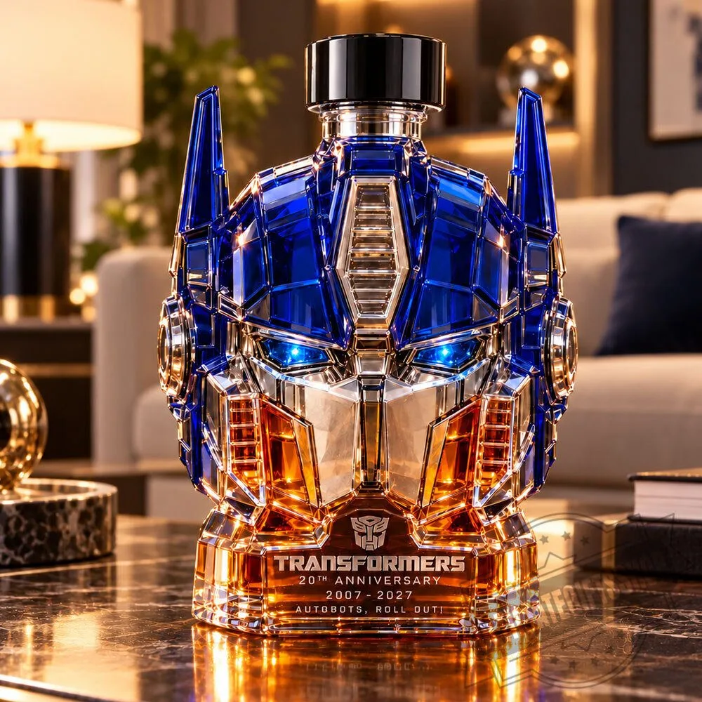 Transformers Optimus Prime 20th Anniversary 2007–2027 Whiskey Decanter 5 Transformers Optimus Prime 20th Anniversary 2007–2027 Whiskey Decanter