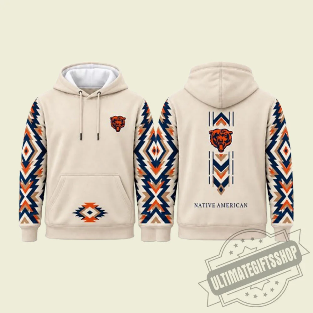 Chicago Bears Native American Heritage Month 3D Hoodie Shirt