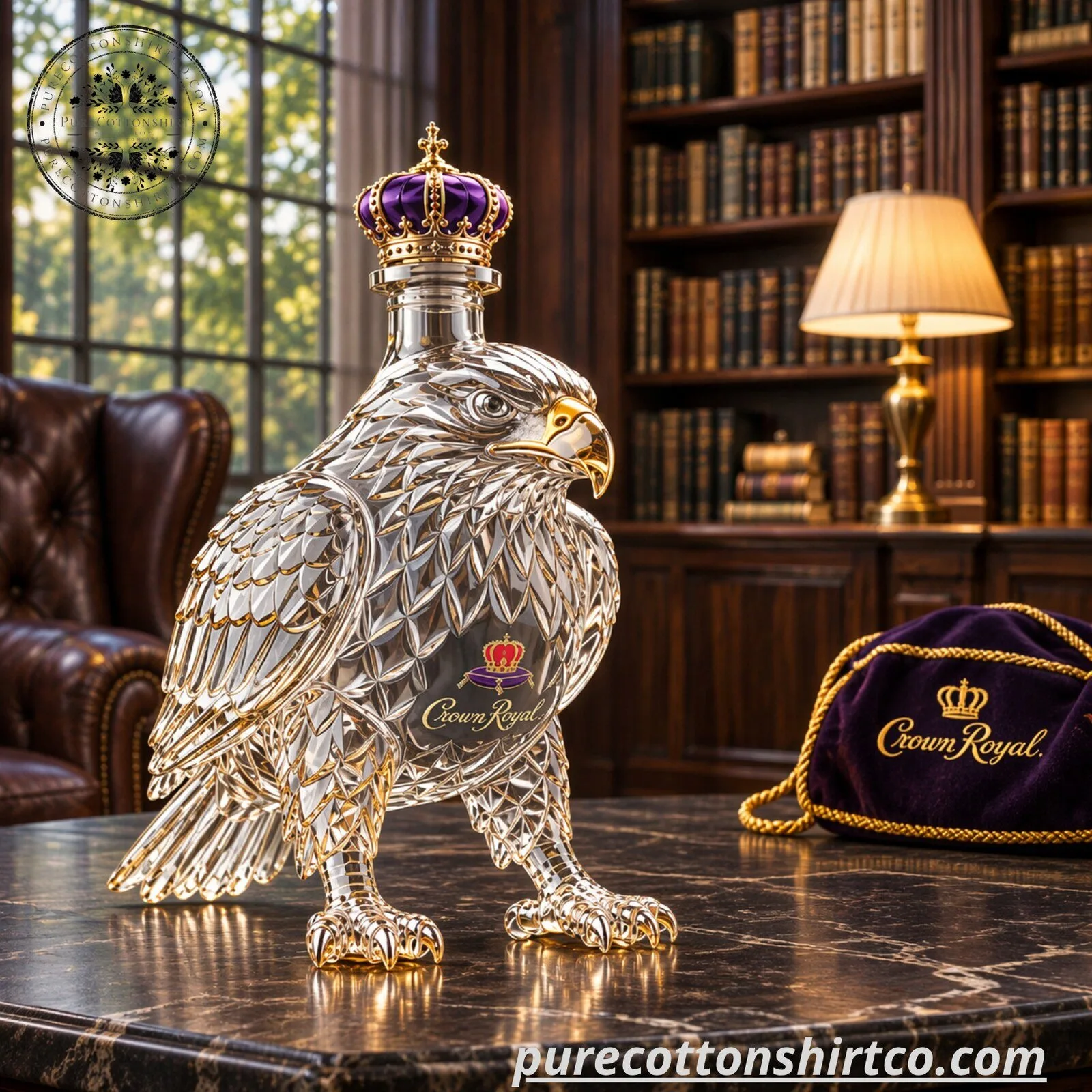 Iowa Hawkeyes 137th Anniversary Hawkeye Decanter - Crown Royal Glass Bottle - Flash Sale 8 Iowa Hawkeyes 137th Anniversary Hawkeye Decanter - Crown Royal Glass Bottle