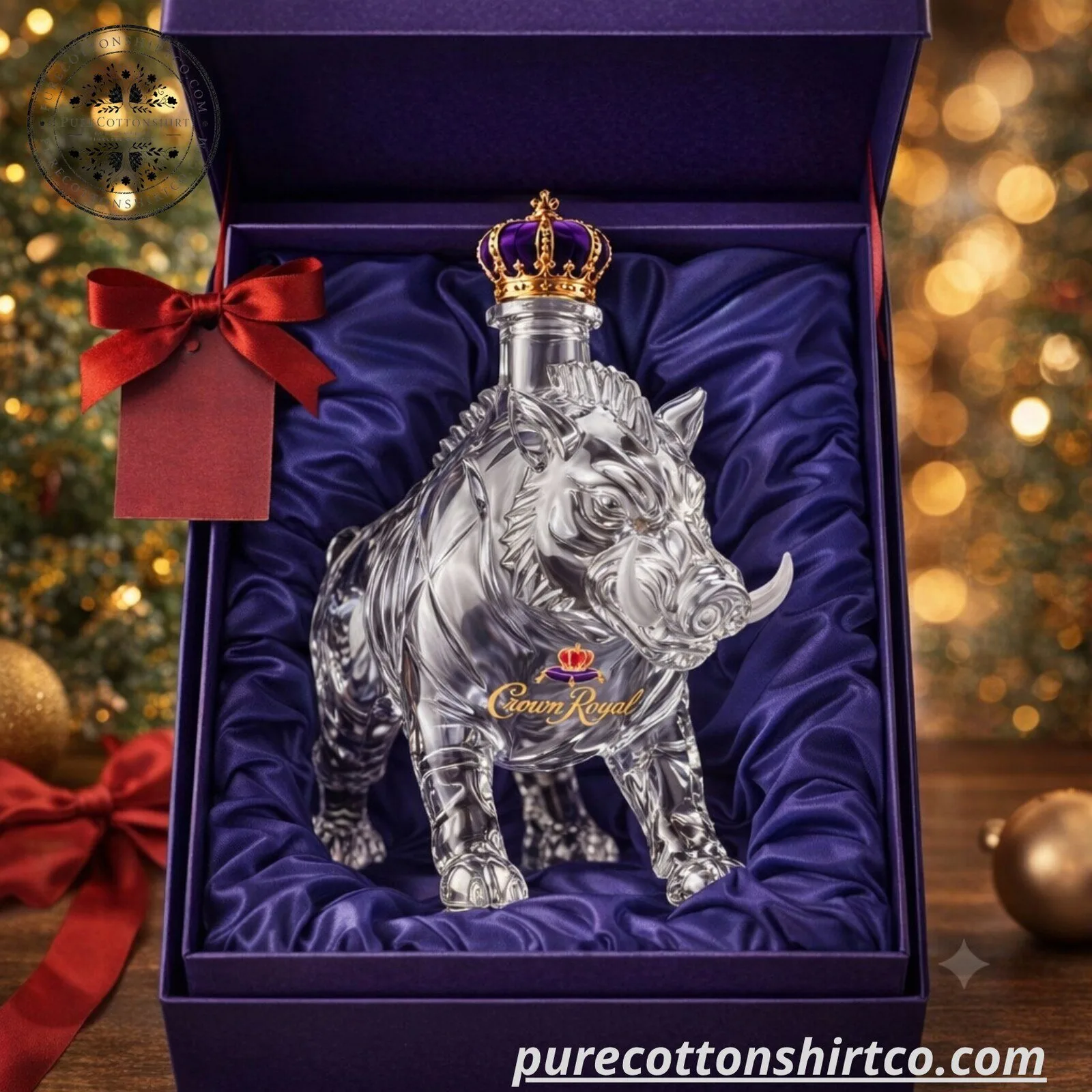 Arkansas Razorbacks 155th Anniversary Razorback Decanter - Crown Royal Glass Bottle - Flash Sale 7 Arkansas Razorbacks 155th Anniversary Razorback Decanter - Crown Royal Glass Bottle