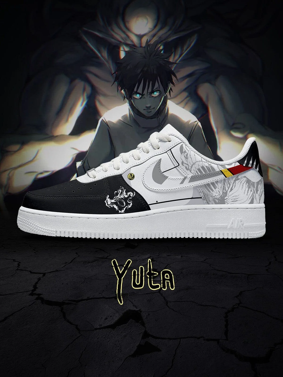 Jujutsu Kaisen Yuta Okkotsu Anime Manga Character Fan Art Shoes