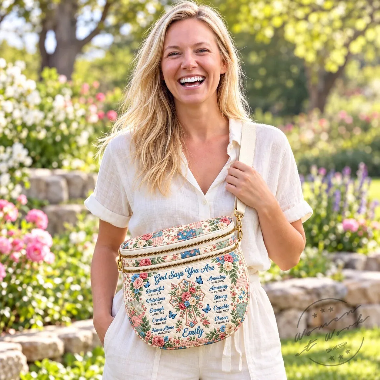 Personalized God Says You Are Christian Quilted Crossbody Bag for Women 15 Personalized God Says You Are Christian Quilted Crossbody Bag for Women