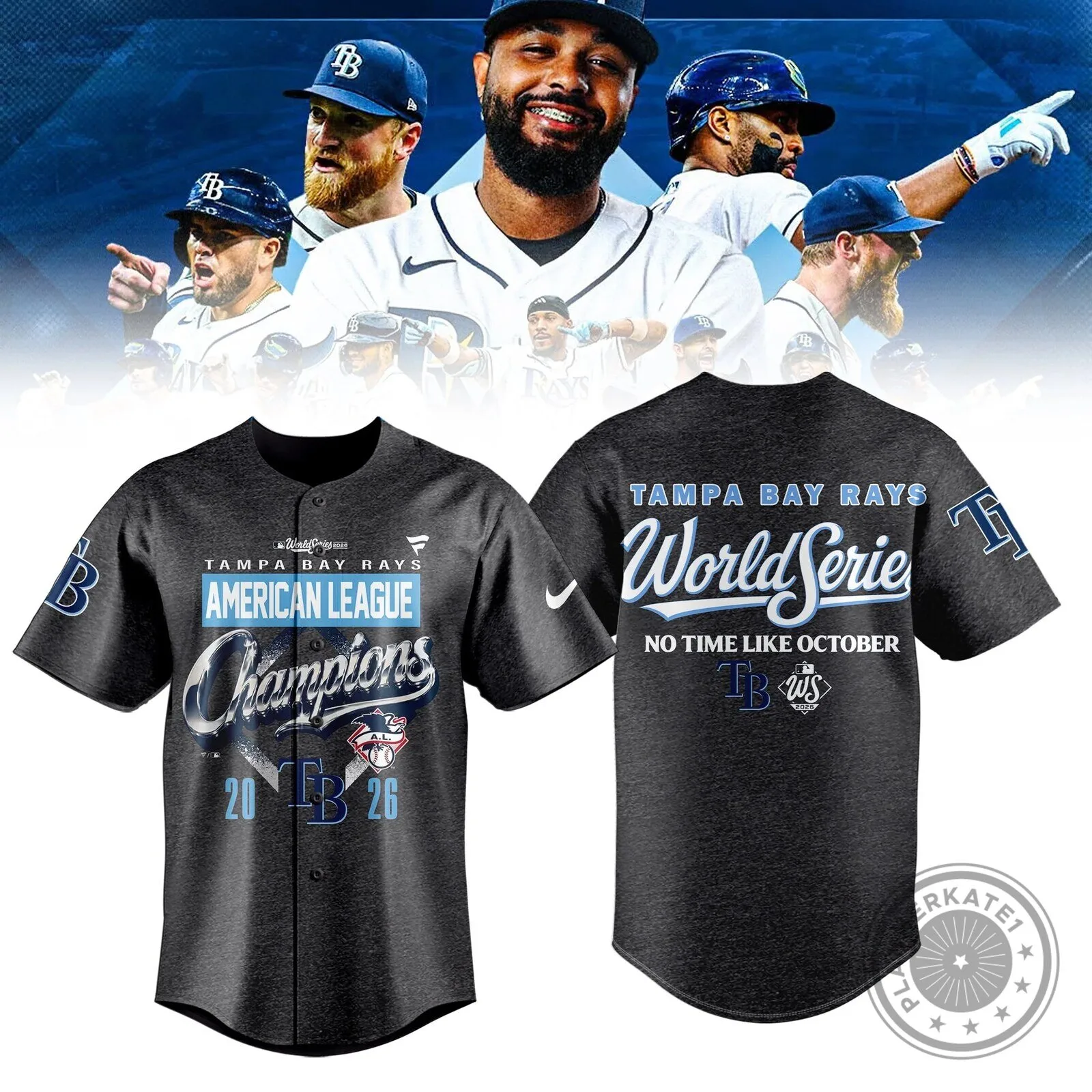 2026 American League Champions Jersey - Tampa Bay Rays Baseball Team Gear