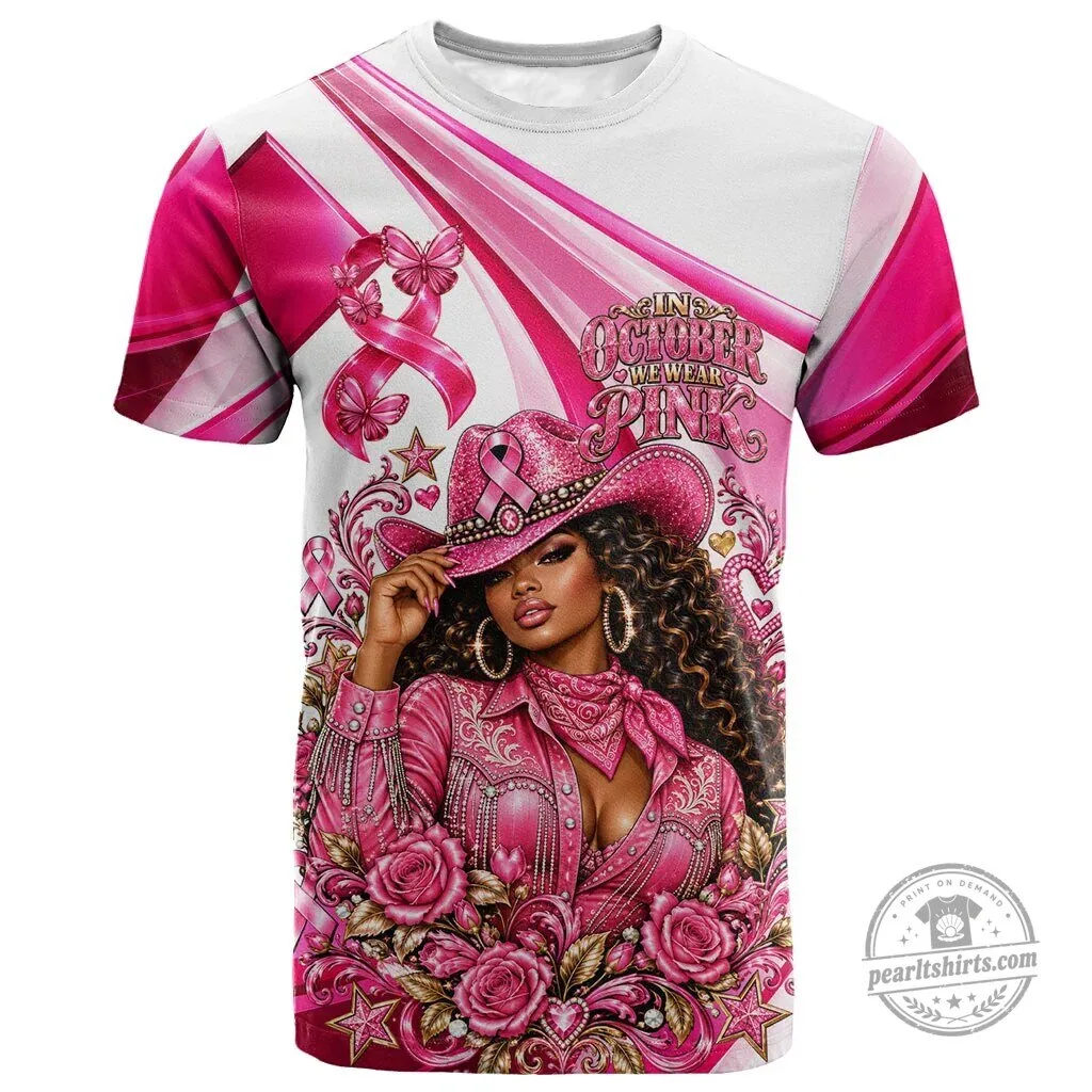 Pink Ribbon T-Shirt for Breast Cancer Awareness – Cowgirl Western Wear