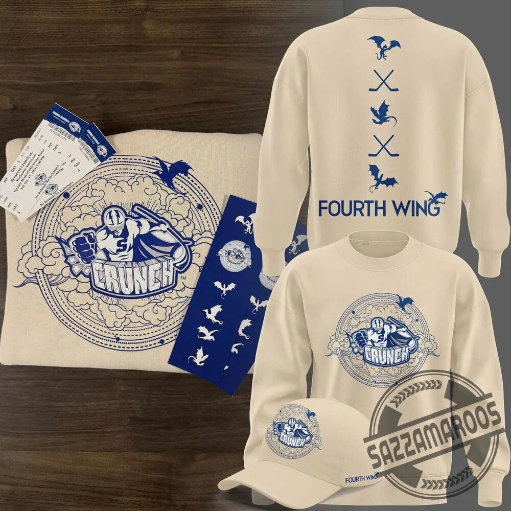 Syracuse Crunch x Fourth Wing Crossover Sweatshirt 3 Syracuse Crunch x Fourth Wing Crossover Sweatshirt