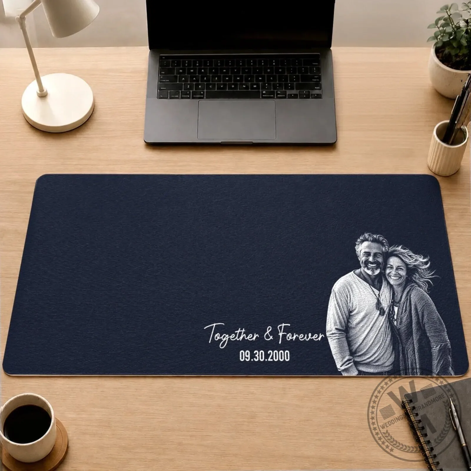 Personalized Photo Couple Anniversary Gift Desk Mat 11 Personalized Photo Couple Anniversary Gift Desk Mat