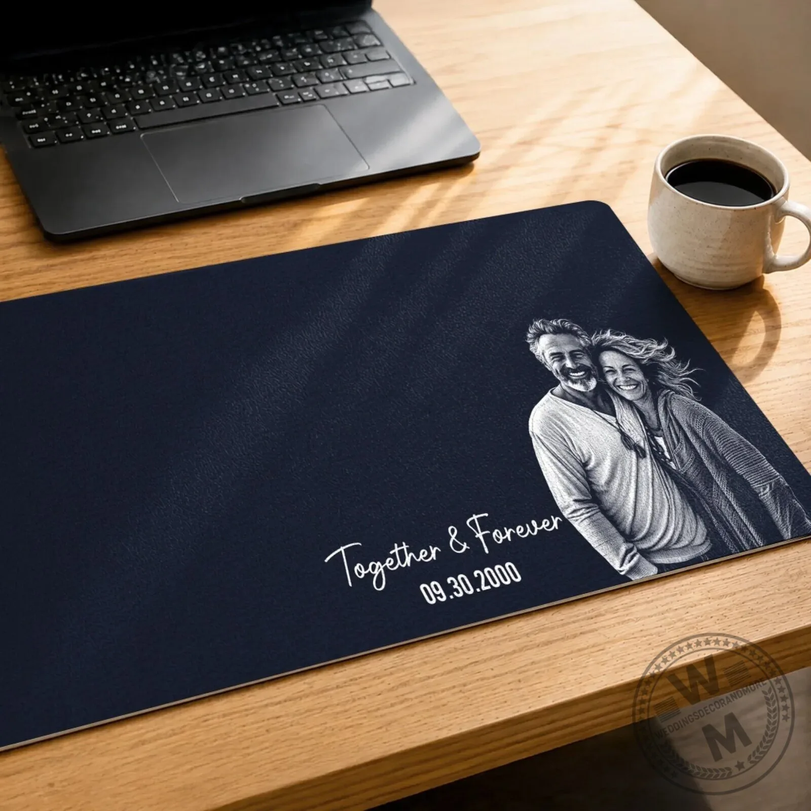 Personalized Photo Couple Anniversary Gift Desk Mat 14 Personalized Photo Couple Anniversary Gift Desk Mat