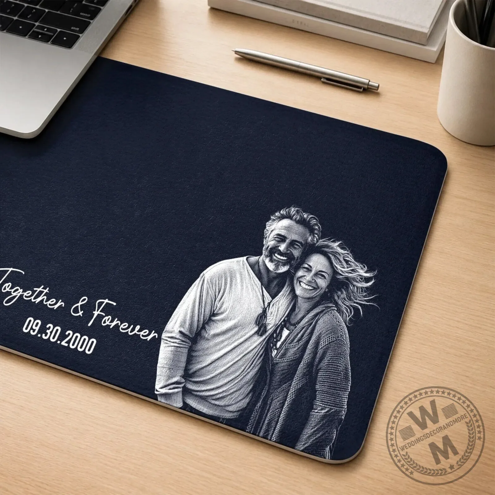 Personalized Photo Couple Anniversary Gift Desk Mat 15 Personalized Photo Couple Anniversary Gift Desk Mat