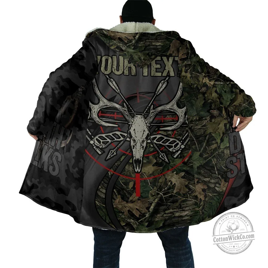 Death Stalks Bowhunting Deer Skull Grim Reaper Camouflage Hooded Cloak 5 Death Stalks Bowhunting Deer Skull Grim Reaper Camouflage Hooded Cloak