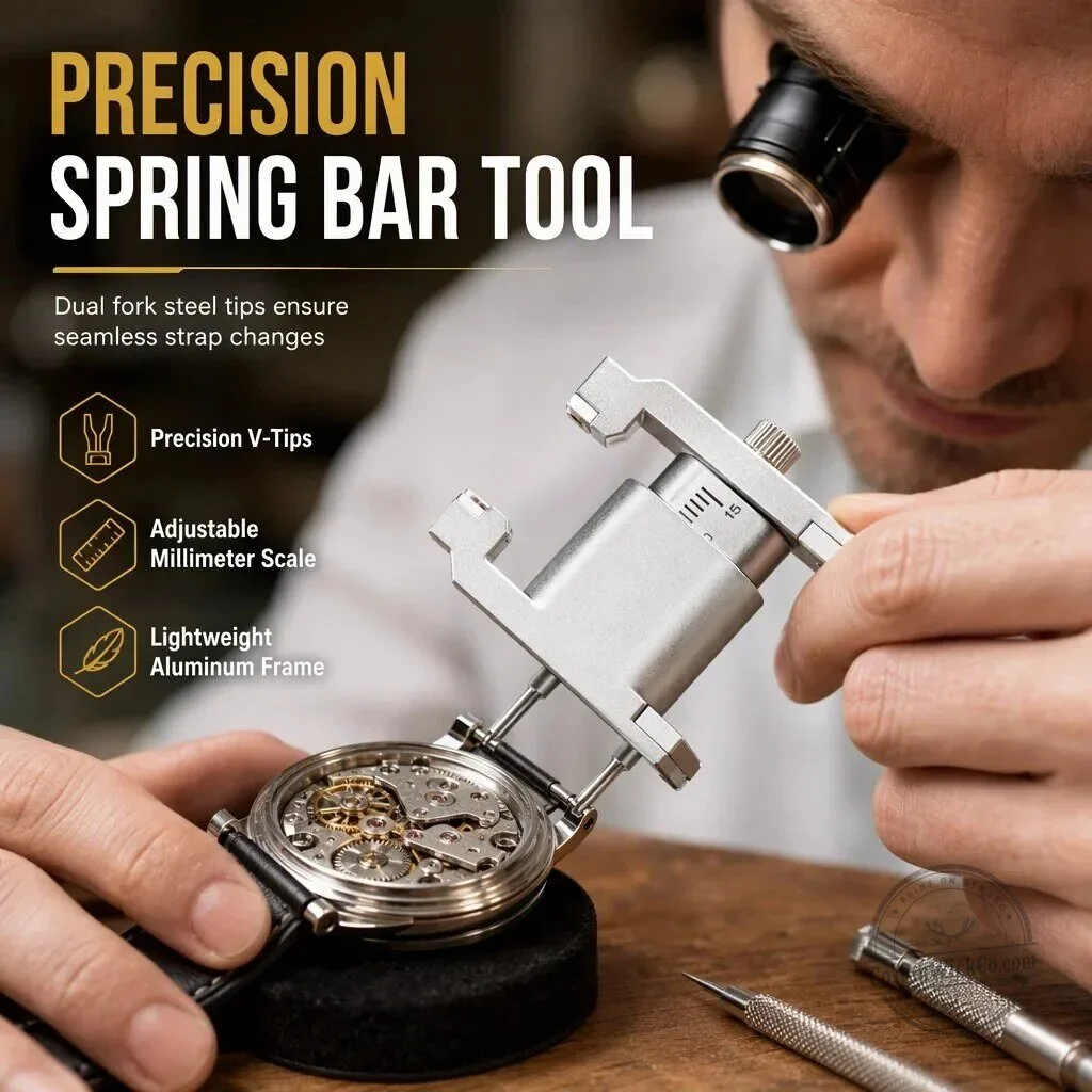 Precision Spring Bar Tool for Watch Repair and Strap Removal