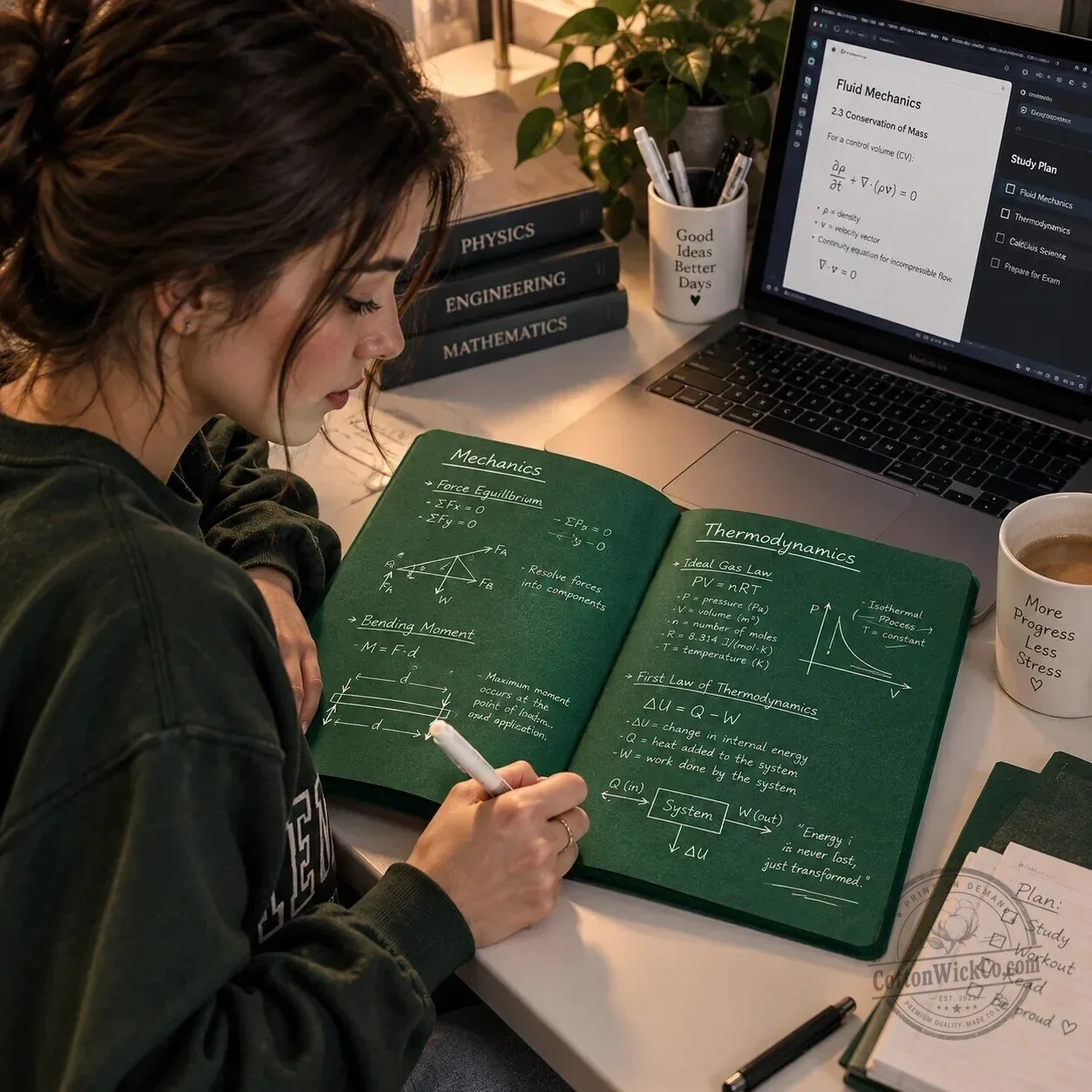 Deep Green Blank Journal with White Gel Pen, 198 Pages, 120gsm Paper 13 Deep Green Blank Journal with White Gel Pen, 198 Pages, 120gsm Paper