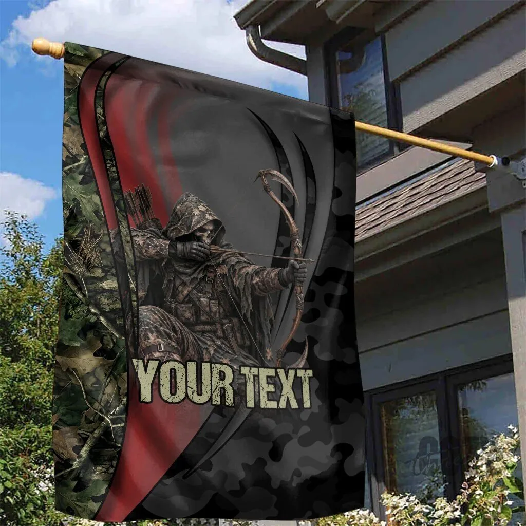 Personalized Bow Hunting Grim Reaper Camouflage Outdoor Garden Flag 6 Personalized Bow Hunting Grim Reaper Camouflage Outdoor Garden Flag