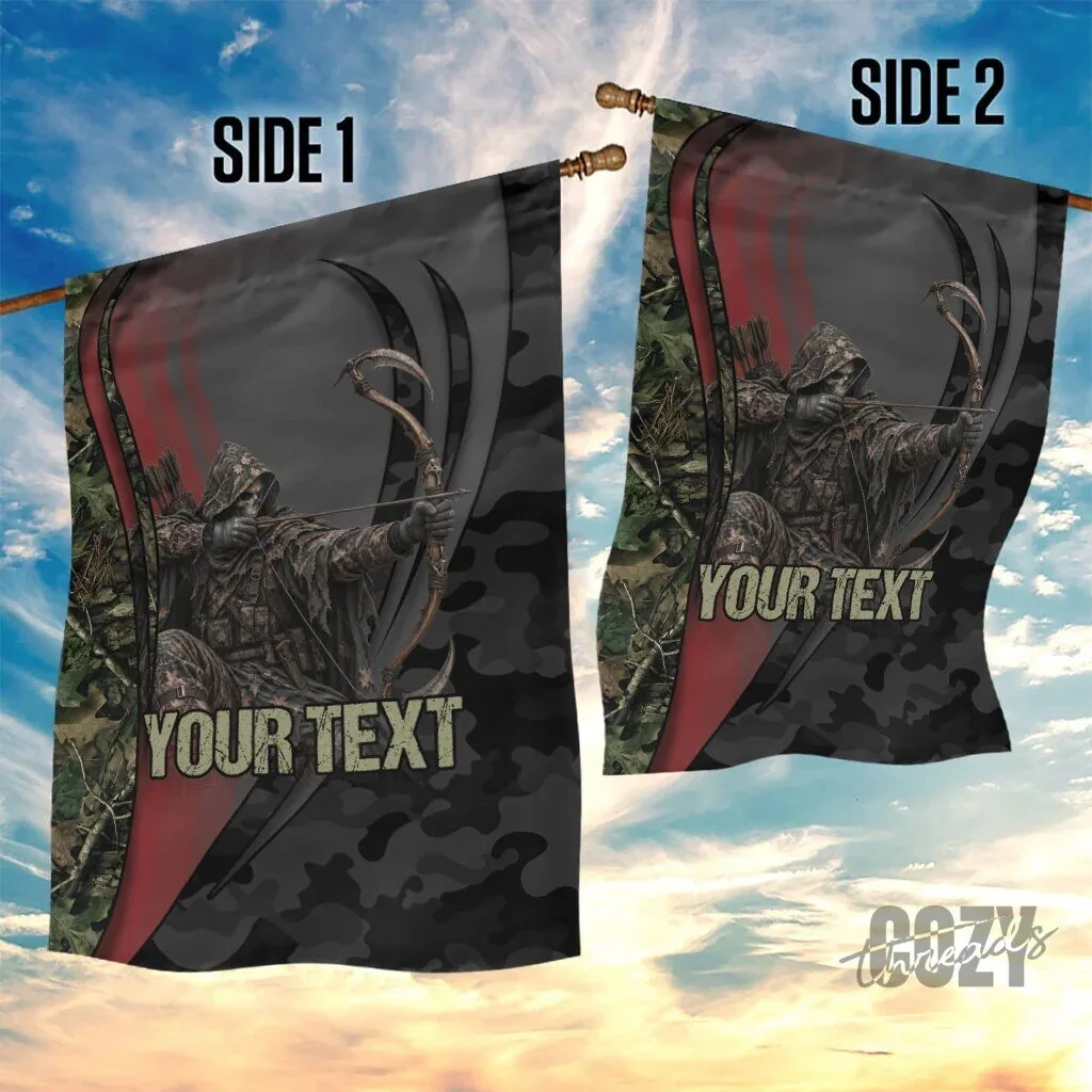 Personalized Bow Hunting Grim Reaper Camouflage Outdoor Garden Flag 7 Personalized Bow Hunting Grim Reaper Camouflage Outdoor Garden Flag