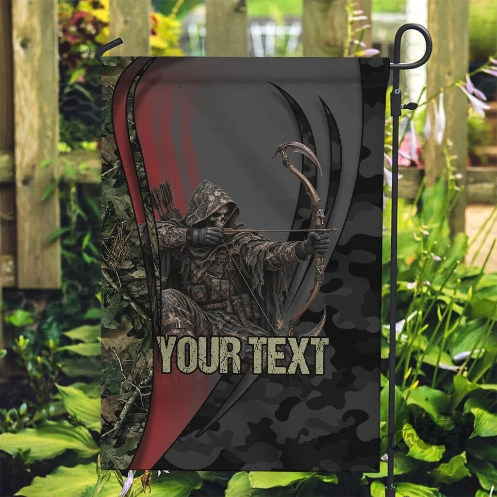 Personalized Bow Hunting Grim Reaper Camouflage Outdoor Garden Flag 8 Personalized Bow Hunting Grim Reaper Camouflage Outdoor Garden Flag