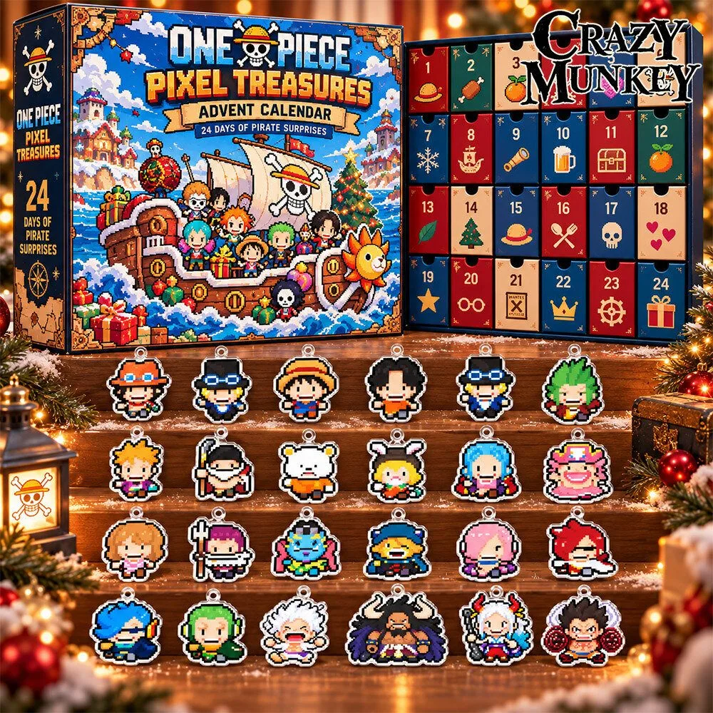 One Piece Pixel Treasures Anime Characters Advent Calendar | Collectibles