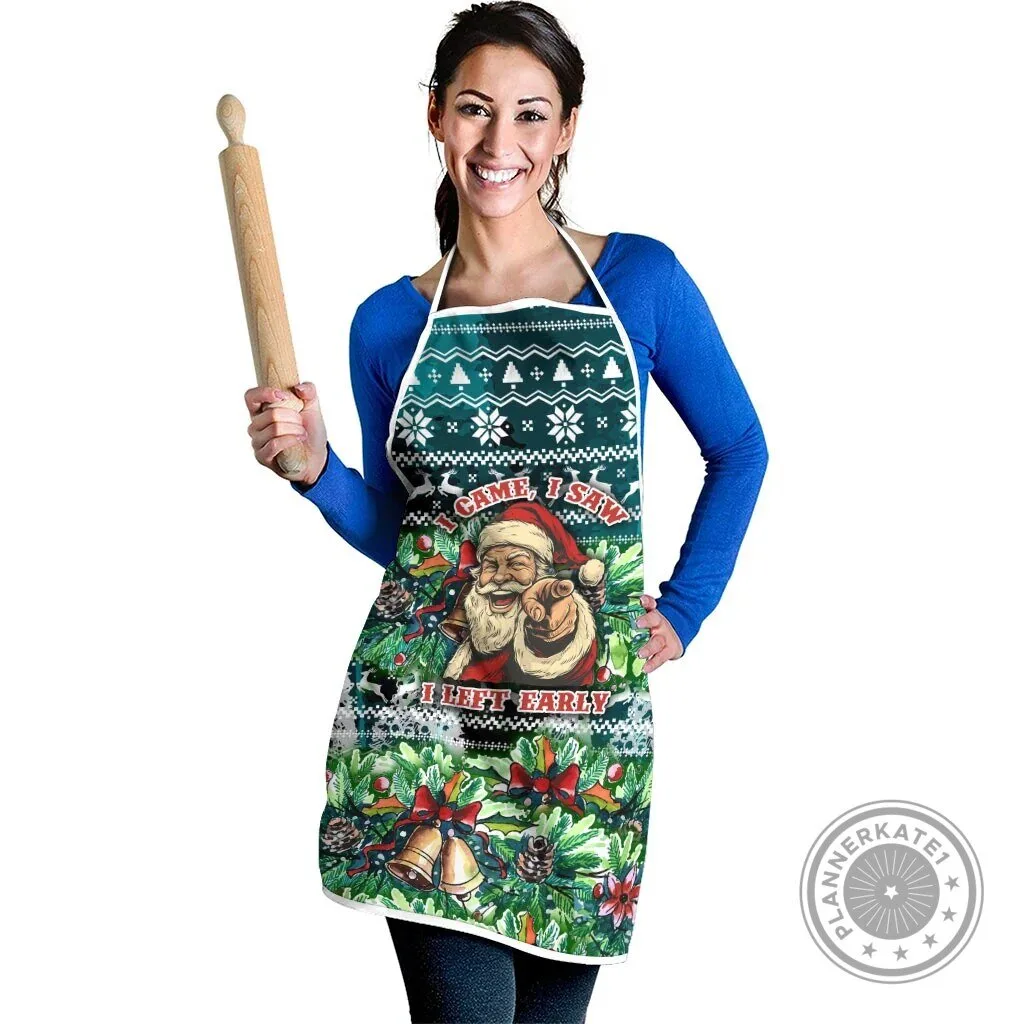 Funny Santa Claus Christmas Holiday Apron 8 Funny Santa Claus Christmas Holiday Apron