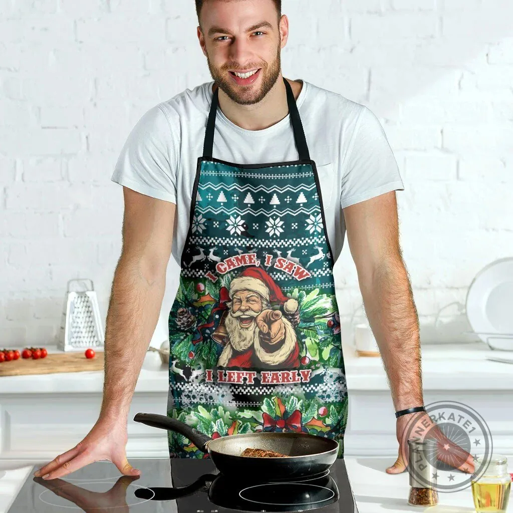 Funny Santa Claus Christmas Holiday Apron 10 Funny Santa Claus Christmas Holiday Apron