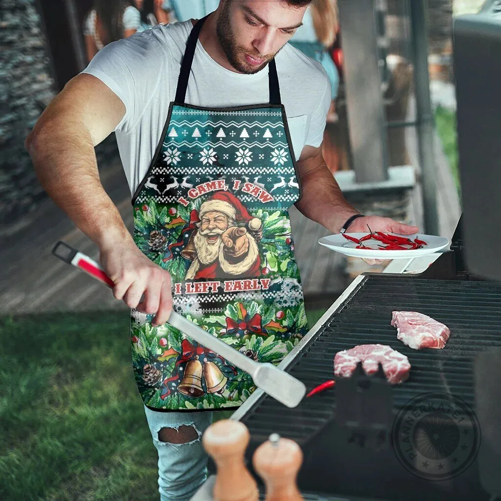 Funny Santa Claus Christmas Holiday Apron 11 Funny Santa Claus Christmas Holiday Apron