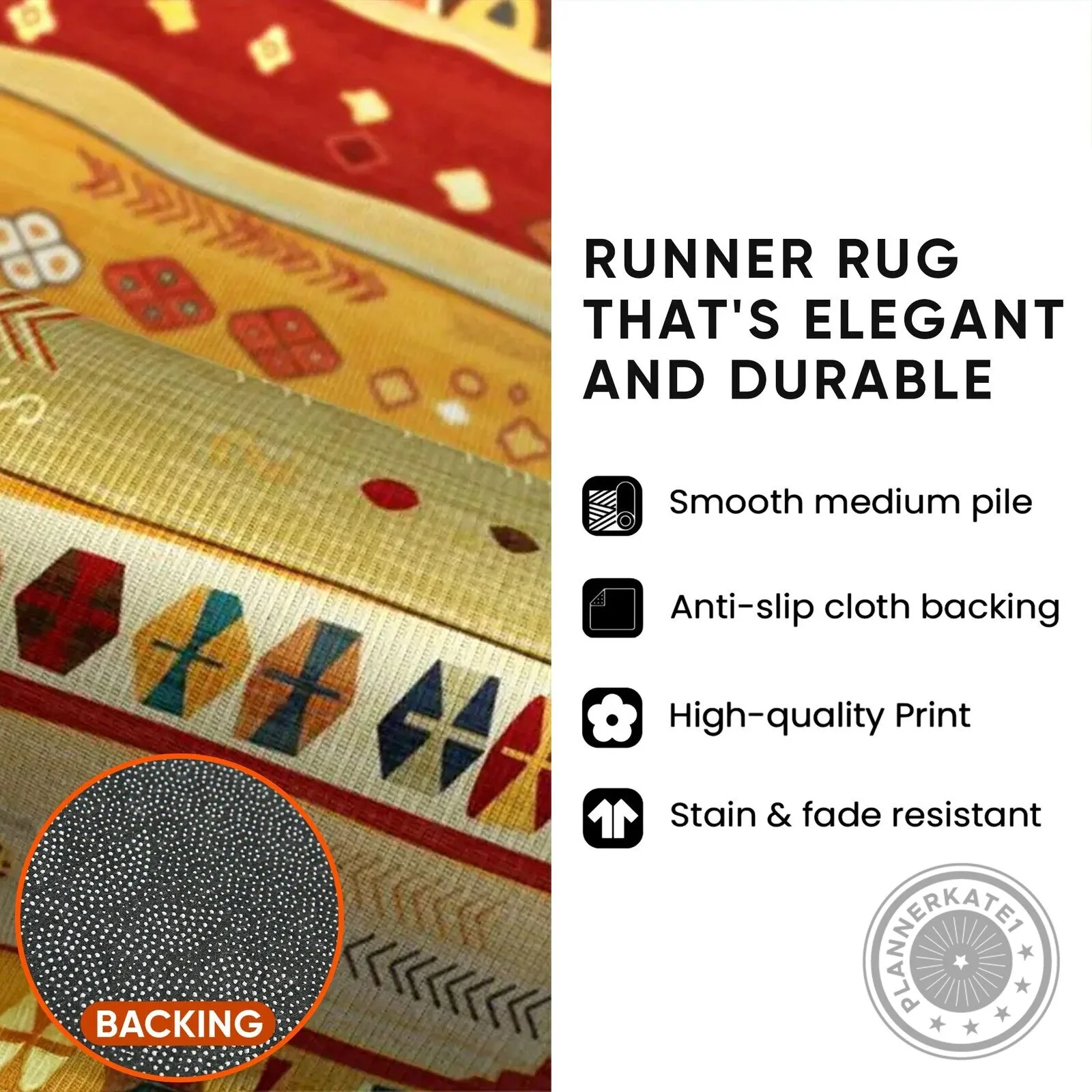 Santa Claus Sleigh Ride Christmas Holiday Runner Rug 7 Santa Claus Sleigh Ride Christmas Holiday Runner Rug