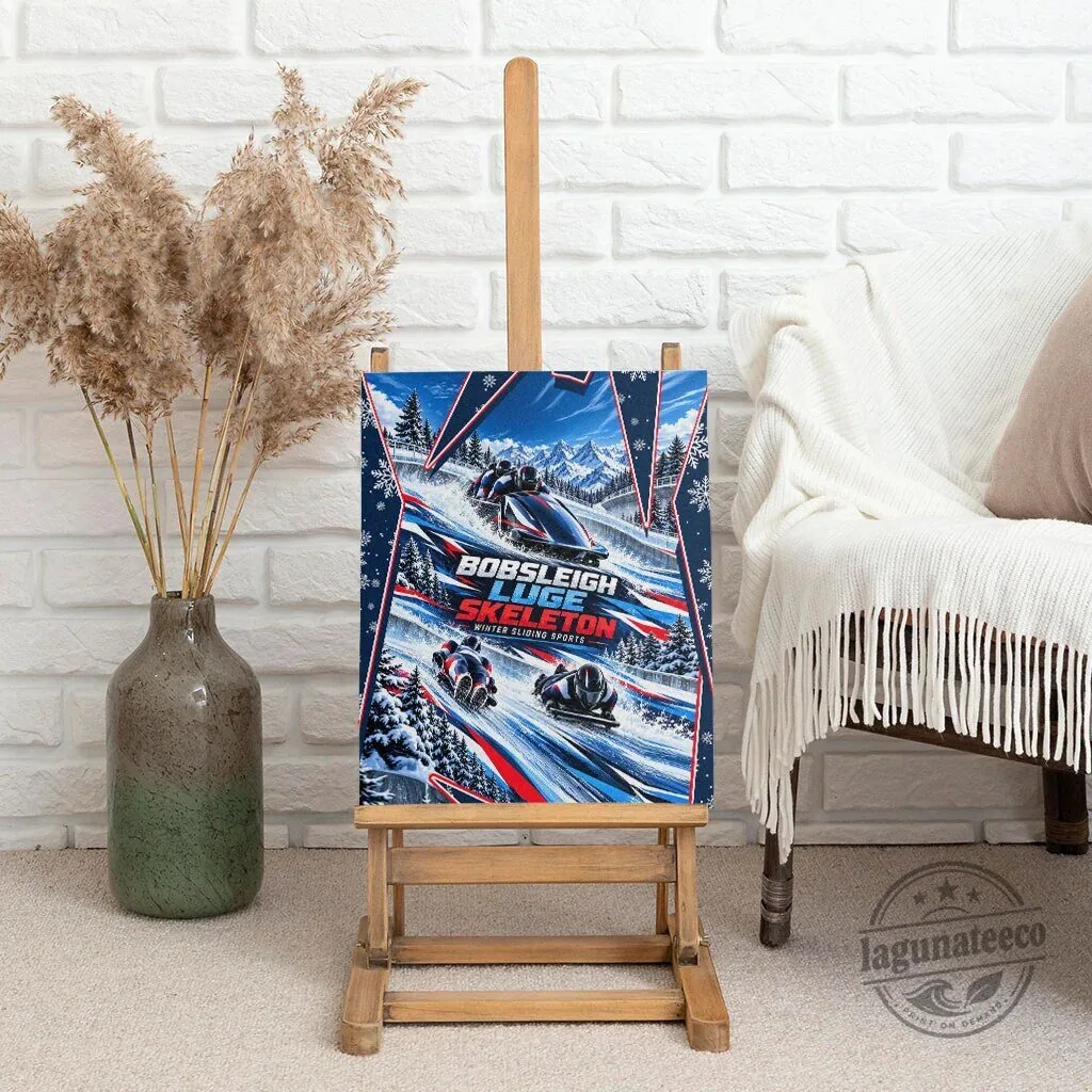 Winter Sliding Sports Bobsleigh Luge Skeleton Canvas Wall Art 9 Winter Sliding Sports Bobsleigh Luge Skeleton Canvas Wall Art
