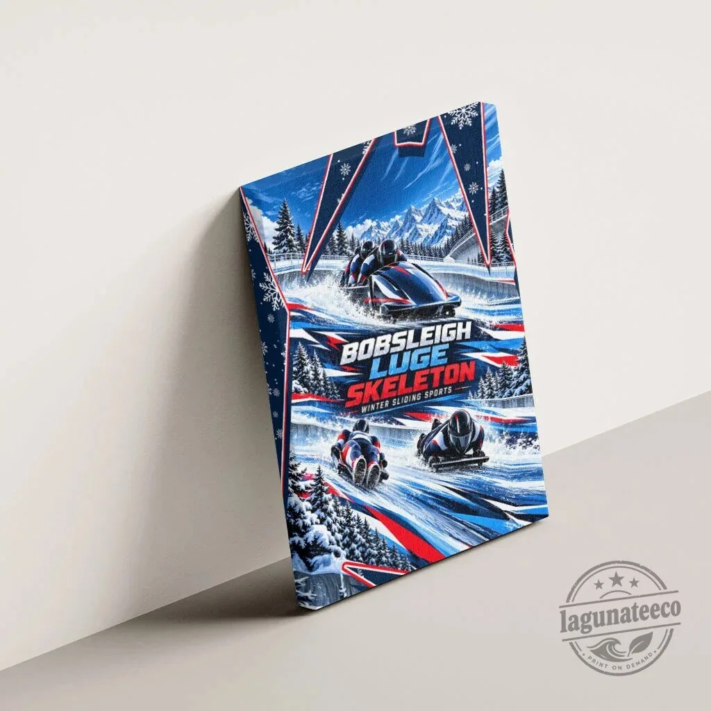 Winter Sliding Sports Bobsleigh Luge Skeleton Canvas Wall Art 13 Winter Sliding Sports Bobsleigh Luge Skeleton Canvas Wall Art