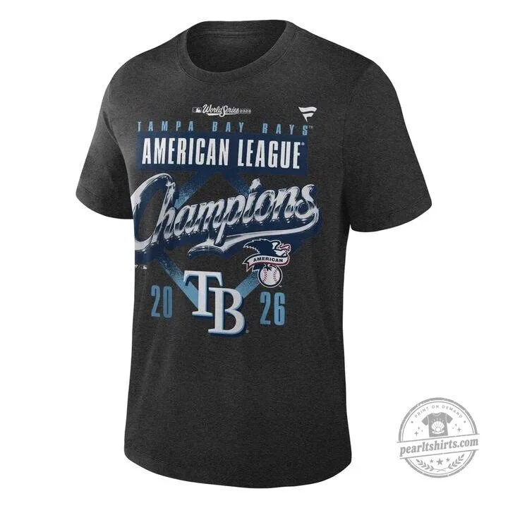 2026 American League Champions Locker Room Tee - Tampa Bay Rays 4 2026 American League Champions Locker Room Tee - Tampa Bay Rays