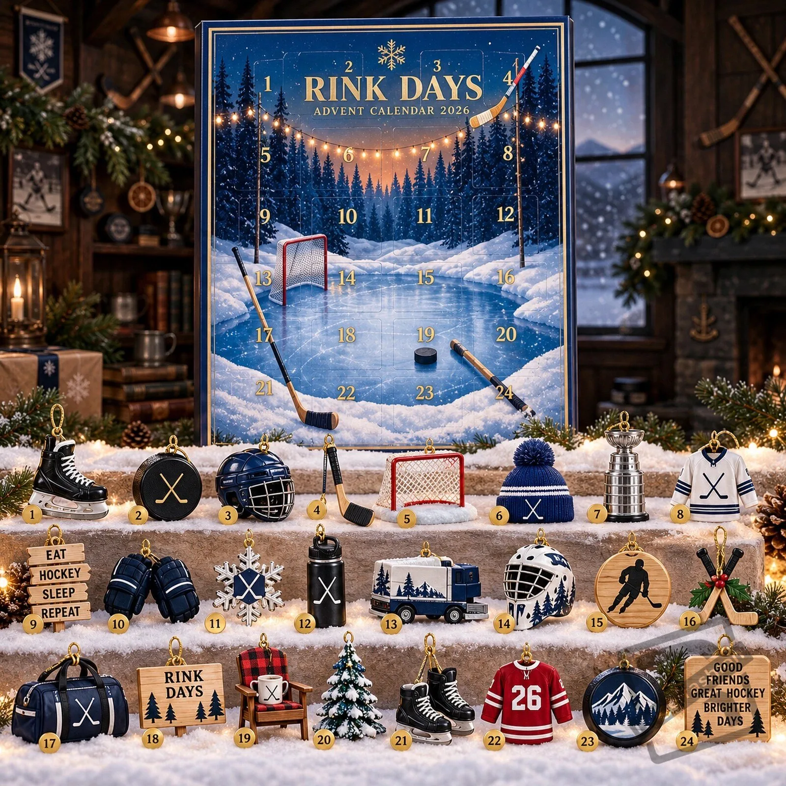 Rink Days Hockey Advent Calendar 2026 Hockey Advent Calendar 2026: Rink Days Holiday Countdown – image 2 of 3