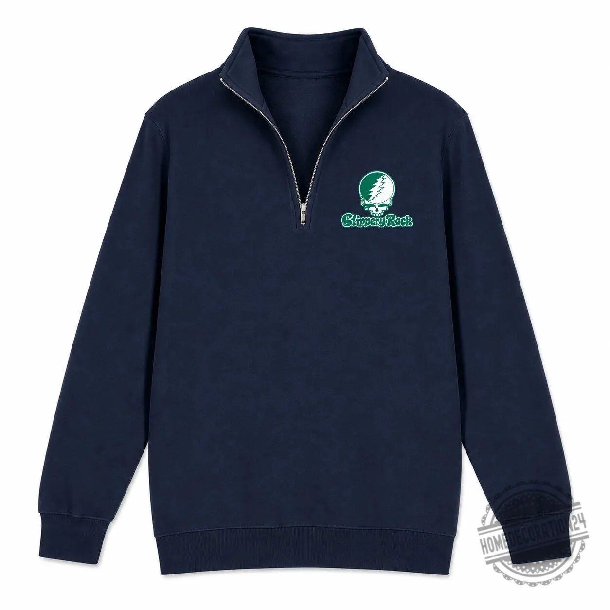 Slippery Rock Grateful Dead Stealie Quarter-Zip Sweatshirt 4 Slippery Rock Grateful Dead Stealie Quarter-Zip Sweatshirt