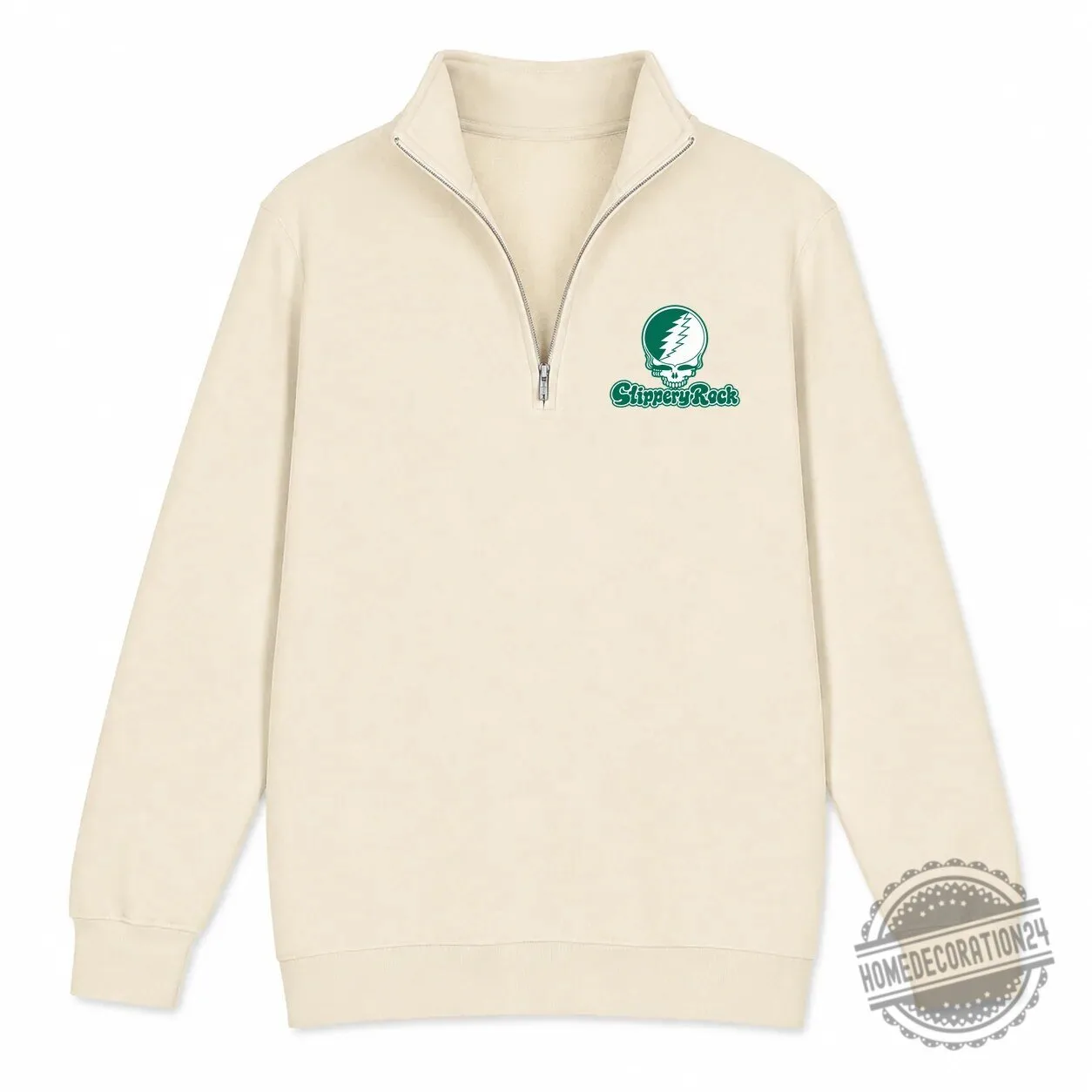 Slippery Rock Grateful Dead Stealie Quarter-Zip Sweatshirt 5 Slippery Rock Grateful Dead Stealie Quarter-Zip Sweatshirt
